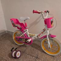 Bicicletta bambina masha e orso