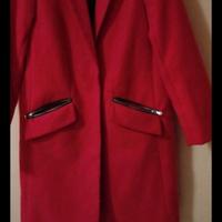 cappotto rosso tg 42 come nuovo 