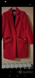 cappotto rosso tg 42 come nuovo 