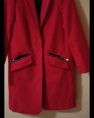 cappotto rosso tg 42 come nuovo 