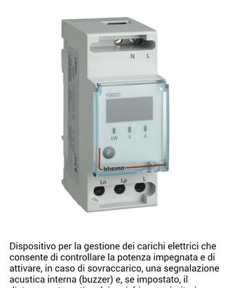 Dispositivo carichi elettrici 