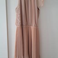 vestito con scollo americana rosa