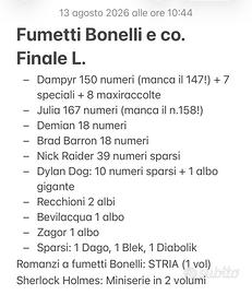 Fumetti Bonelli e simili