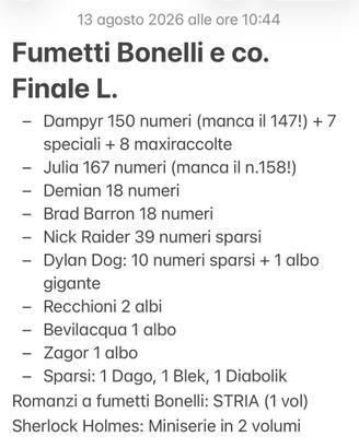 Fumetti Bonelli e simili