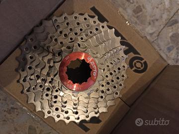 2 cassette pacco pignoni 8v 11/32 ztto e sram