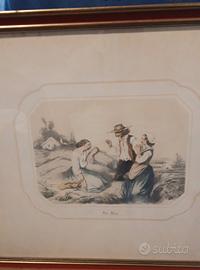 stampe francesi con cornice