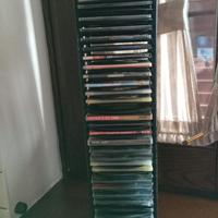 Portacd plastica con 30cd musica e 160 dvd