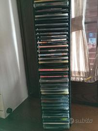 Portacd plastica con 30cd musica e 160 dvd