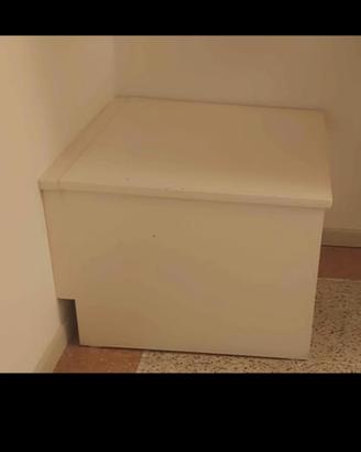 Cubo in legno portaoggetti 
