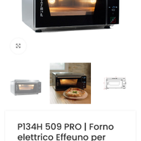 Forno pizza effeuno p134h 509 pro