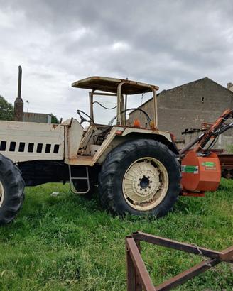 Trattore Lamborghini 1056 DT + Trincia a braccio