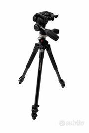 Treppiede Manfrotto 190XPROB e testa 804RC2