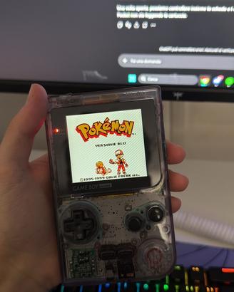 Nintendo Gameboy pocket con schermo ips + pokemon