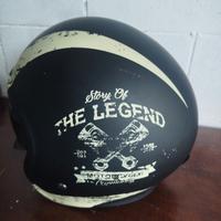 casco moto custom taglia M