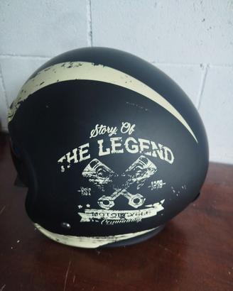 casco moto custom taglia M