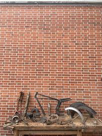 TELAIO MOTO AGUSTA VINTAGE FARO PARAFANGO SELLINO