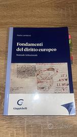 Fondamenti del Diritto Europeo - Paola Lambrini