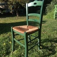 100 Sedie in legno impagliate