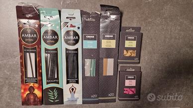 Bruciatore per incenso e bastoncini vari