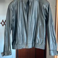 Giubbino vintage in vera pelle anni 80