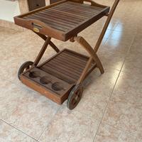 Carrellino portavivande per BBQ