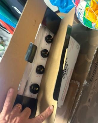 Kemper fornello a gas GPL a 4 fuochi con coperchio