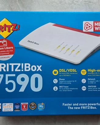 FRITZ!Box 7590 Modem Router Wi-Fi 5 e 2,4 Ghz