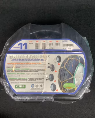 Catene da neve Cora Grip Tech gruppo 11; NUOVE