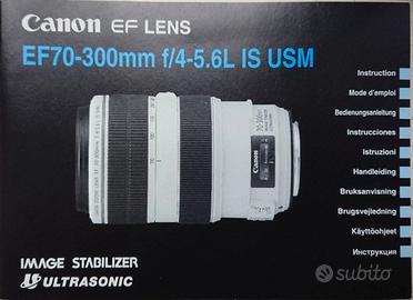 Canon EF 70-300mm f/4-5.6 L IS USM libretto