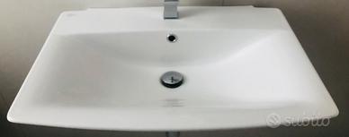 PRIVATO:- Due Lavandini Moderni Monoforo Bianco.