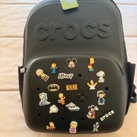 Zaino Crocs nero con Jibbitz