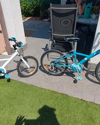 biciclette da bambino 16 e 20 pollici btwin