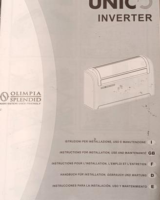 condizionatore Olimpia Splendid pompa di calore