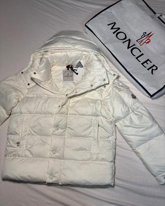 Giubbotto Moncler bianco taglia 3 (EU M) 
