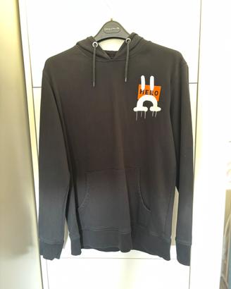 Hero's Heroine Felpa Nera Hoodie – Taglia L
