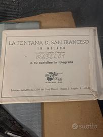 Cartoline, fontana, San Francesco