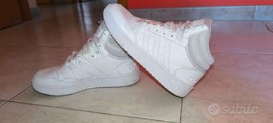 Adidas Hoops 3.0 Mid Bianche - Taglia 40 - Come nu