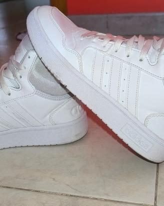 Adidas Hoops 3.0 Mid Bianche - Taglia 40 - Come nu