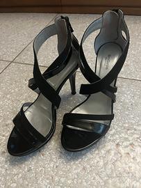 Sandali NeroGiardini in Napluk e Camoscio - N.39