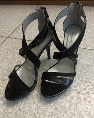 Sandali NeroGiardini in Napluk e Camoscio - N.39