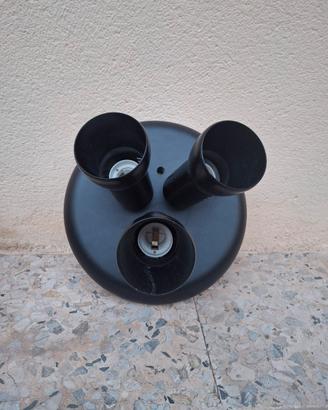 plafoniera a tre faretti 