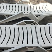 due sdraio Gran solei in plastica 