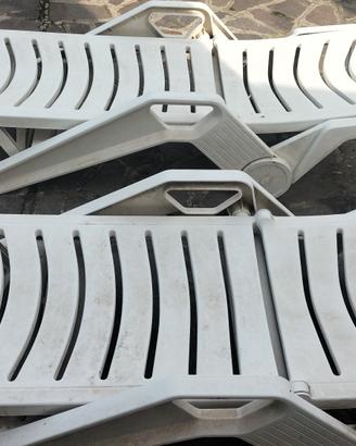 due sdraio Gran solei in plastica 