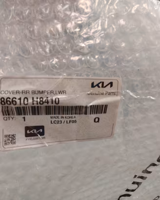 paraurti posteriore Kia stonic