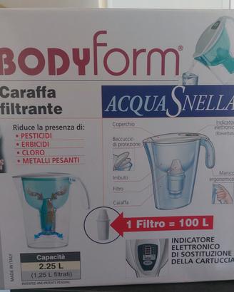 Caraffa filtrante usata 2 volte