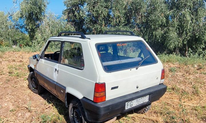 fiat panda 4x4  benzina anno 1986