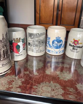 Boccali birra Vintage