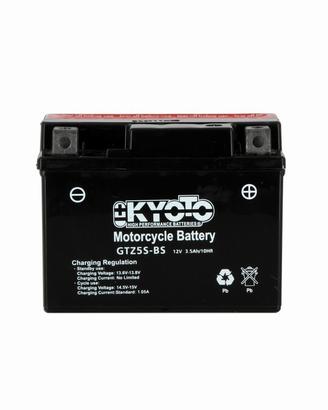 BATTERIA KYOTO GTZ75S-BS 12V 3AH ACIDO PER MOTO DU
