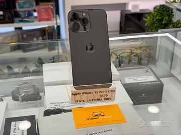 Apple iPhone 13 Pro 512GB - BATTERIA 100%