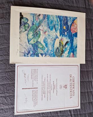 Fotolitografia Ninfee del Maestro Gianni Dova